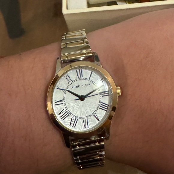Anne Klein Silver and Gold Watch - Picture 5 of 6